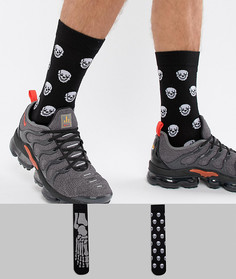 2 пары носков с блестками ASOS DESIGN halloween - Черный