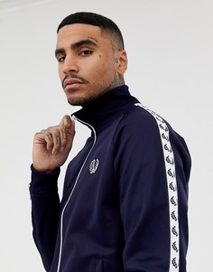 Темно-синяя спортивная куртка с отделкой лентой Fred Perry Sports Authentic - Темно-синий