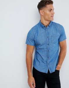 Джинсовая рубашка Burton Menswear - Синий