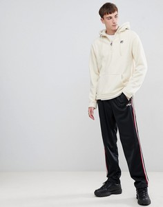 Худи из флиса белого цвета с логотипом Fila White Line - Белый