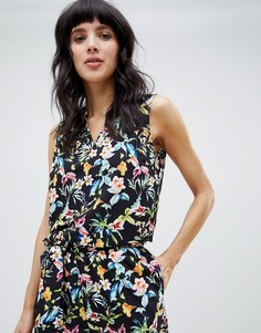 Топ с цветочным принтом Vero Moda - Мульти
