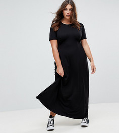 Чайное платье макси ASOS DESIGN Curve - Черный