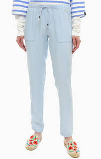 Зауженные джинсовые брюки голубого цвета Rich&Royal