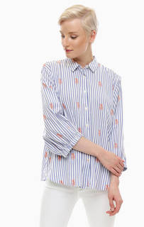 Хлопковая рубашка с вышивкой Lee