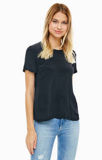 Блуза черного цвета с короткими рукавами Calvin Klein Jeans