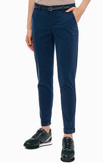 Хлопковые брюки с ремнем Liu Jo