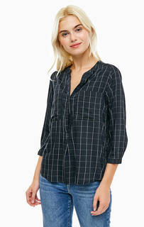 Блуза в клетку с карманами Vero Moda