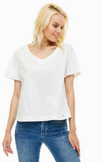 Белая блуза из хлопка Armani Exchange