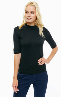 Черный джемпер с короткими рукавами United Colors of Benetton