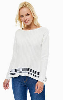 Белый хлопковый свитер Tommy Hilfiger