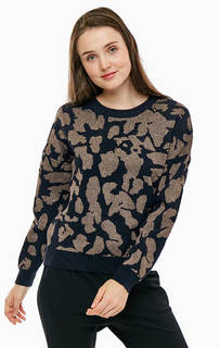 Двухцветный джемпер оверсайз Selected