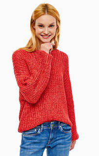 Красный свитер свободного кроя Pepe Jeans