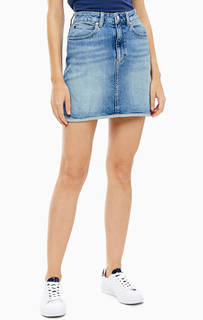 Короткая джинсовая юбка Calvin Klein Jeans