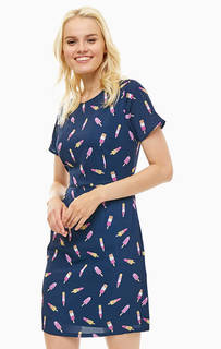 Синее платье с карманами Sugarhill Boutique
