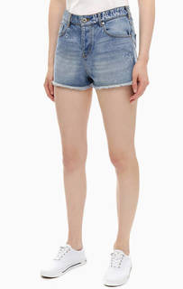 Короткие джинсовые шорты с принтом Scotch&Soda