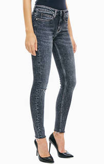 Серые джинсы с необработанным краем Calvin Klein Jeans