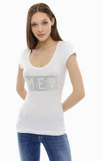 Белая футболка с короткими рукавами MET