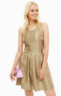 Платье без рукавов с расклешенной юбкой Armani Exchange