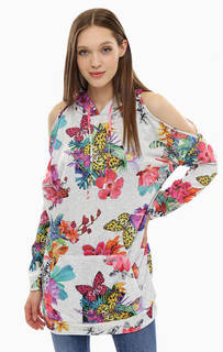 Туника-толстовка с цветочным принтом MET