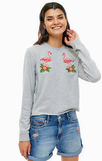 Хлопковый свитшот с вышивкой Tommy Jeans
