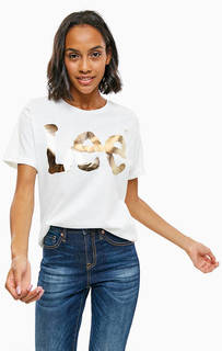 Хлопковая футболка с короткими рукавами Lee