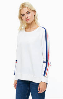 Хлопковый свитшот с нашивками Only