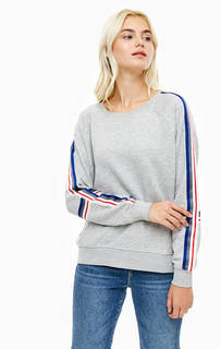 Хлопковый свитшот с нашивками Only