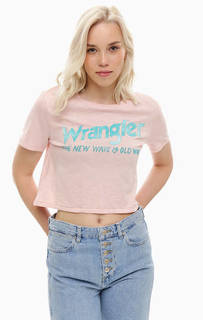 Хлопковая футболка с короткими рукавами Wrangler