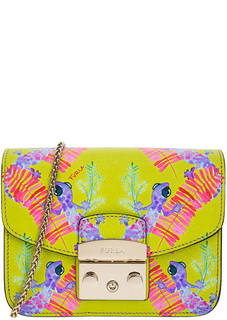 Маленькая кожаная сумка через плечо Metropolis Furla