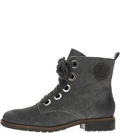 Замшевые ботинки серого цвета S.Oliver