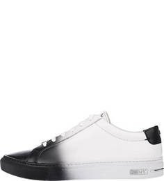 Кожаные кеды с эффектом градиента Dkny