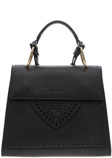 Кожаная сумка с нашивкой B14 Lace Special Coccinelle