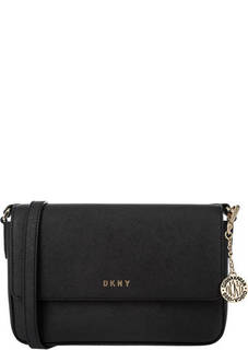 Маленькая кожаная сумка через плечо Dkny