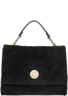 Замшевая сумка с откидным клапаном Liya Suede Coccinelle