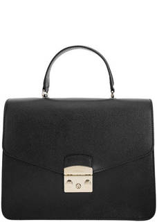 Сумка сэтчел из натуральной кожи Metropolis Furla