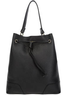 Черная сумка из натуральной кожи Stacy Furla