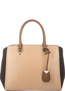 Вместительная сумка с короткими ручками Benning Michael Michael Kors