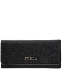 Черная кожаная ключница с шестью держателями для ключей Babylon Furla