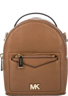 Маленькая кожаная сумка-рюкзак с карманами Jessa Michael Michael Kors