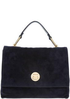 Замшевая сумка с откидным клапаном Liya Suede Coccinelle