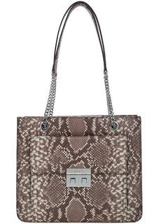 Кожаная сумка с длинными ручками Dkny