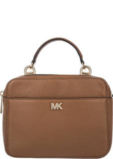 Кожаная сумка с широким плечевым ремнем Mott Mini Michael Michael Kors