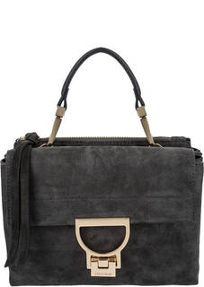 Маленькая замшевая сумка с двумя отделами Arlettis Suede Coccinelle