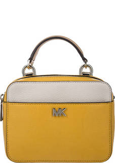 Кожаная сумка с широким плечевым ремнем Mott Mini Michael Michael Kors