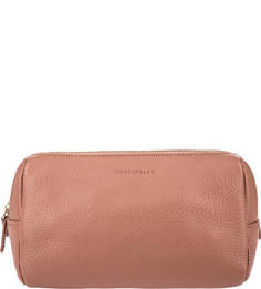 Кожаная косметичка с одним отделом на молнии Travel Items Coccinelle