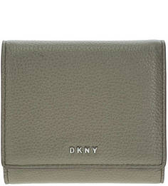 Кожаный кошелек с отделением для мелочи Dkny