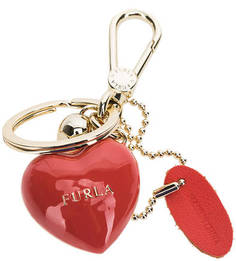 Металлический брелок с кольцом и карабином 3D Keyring Furla