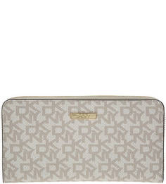 Кошелек с двумя отделами для купюр Dkny