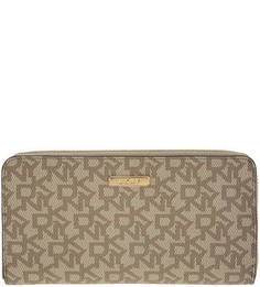 Кошелек с двумя отделами для купюр Dkny