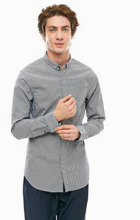 Хлопковая рубашка в горошек Armani Exchange